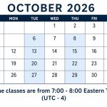 october success calendar